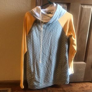 &  double hooded sweatshirt